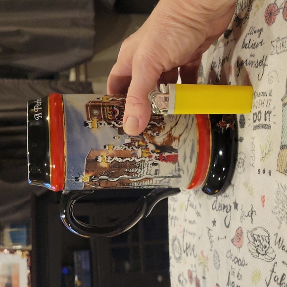 Budweiser "A Perfect Christmas" Beer Stein,1992 Excellent Condition - Picture 8 of 8